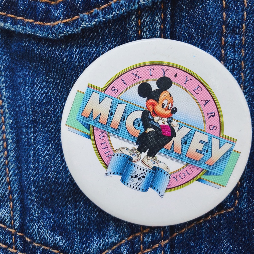 Vintage Mickey Button